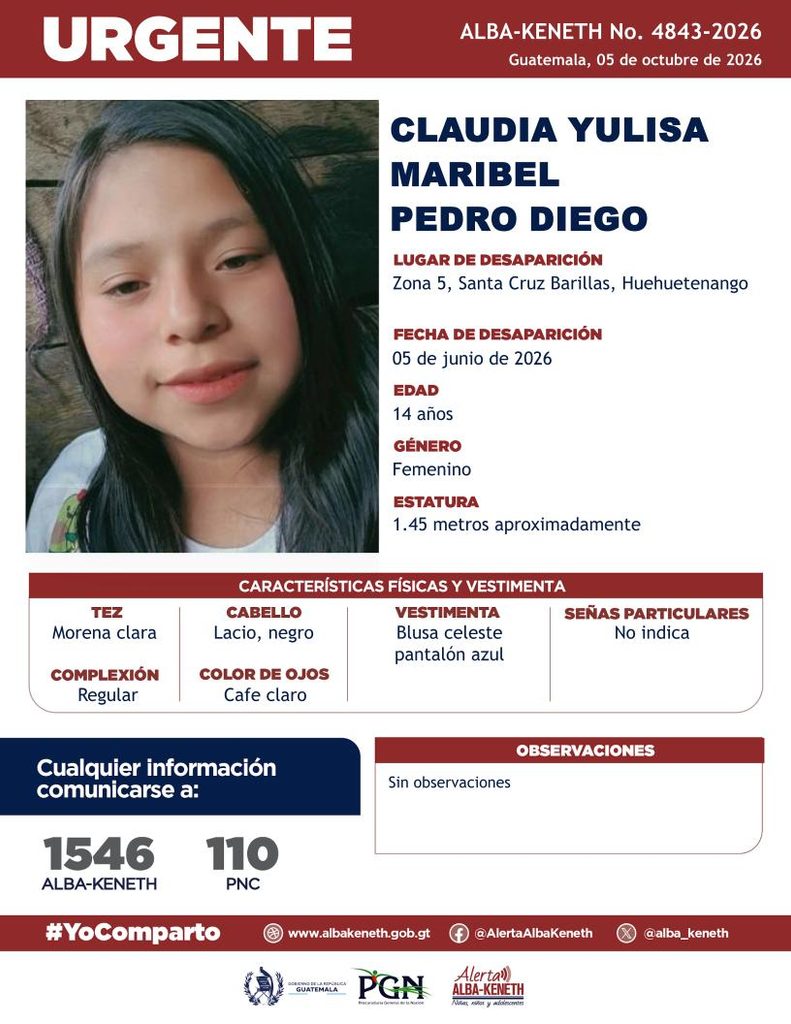 Ficha de Claudia Yulisa Maribel Pedro Diego