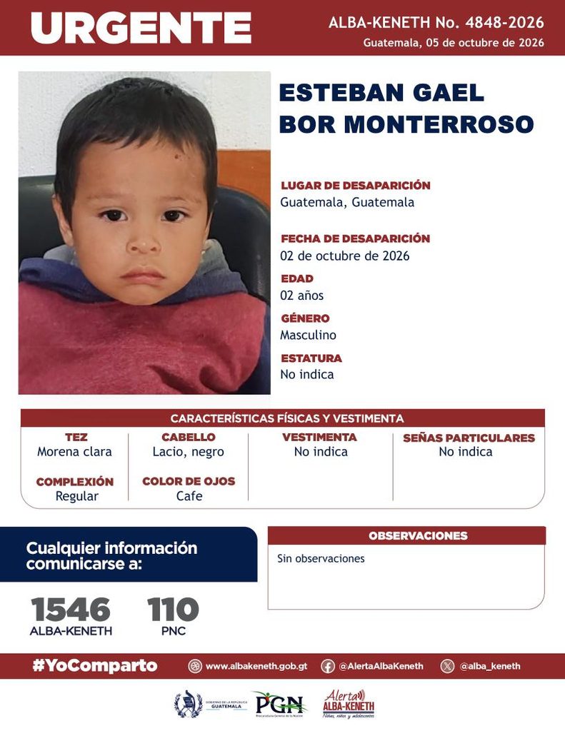 Ficha de Esteban Gael Bor Monterroso