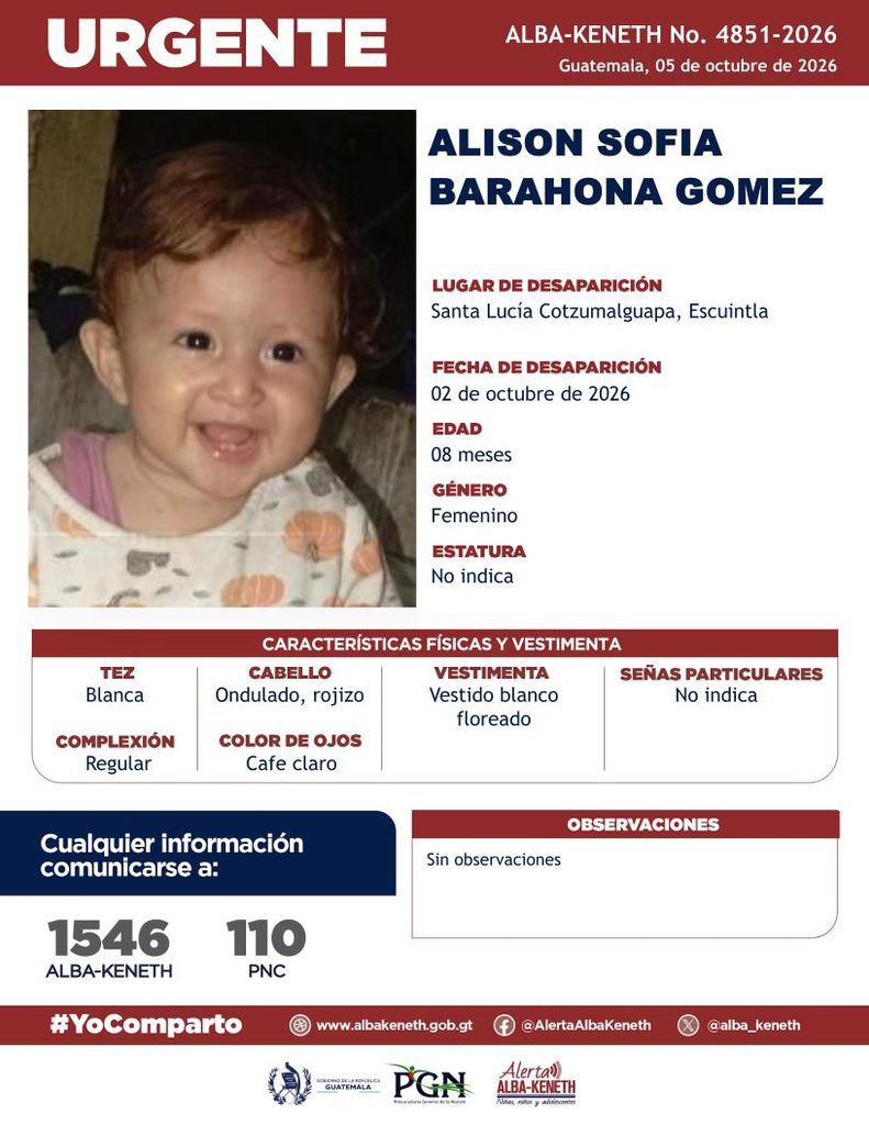 Ficha de Alison Sofia Barahona Gomez