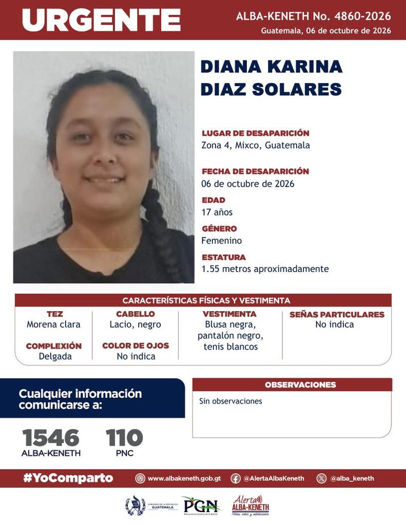 Ficha de Diana Karina Diaz Solares