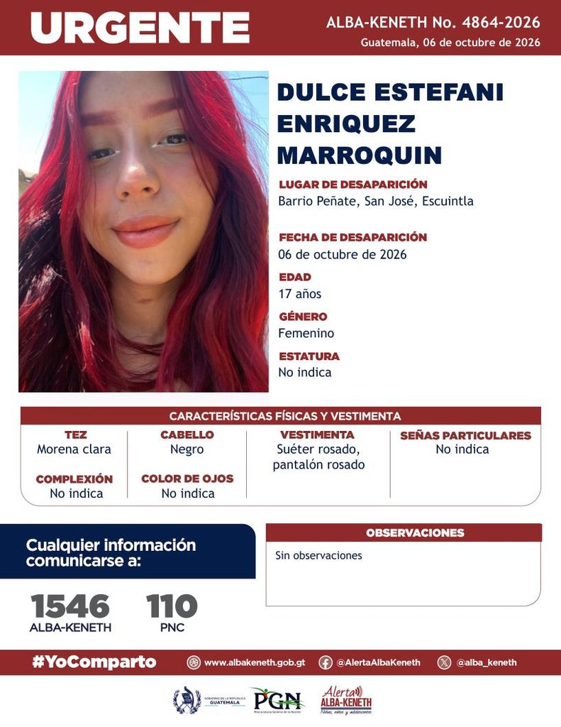 Ficha de Dulce Estefani Enriquez Marroquin