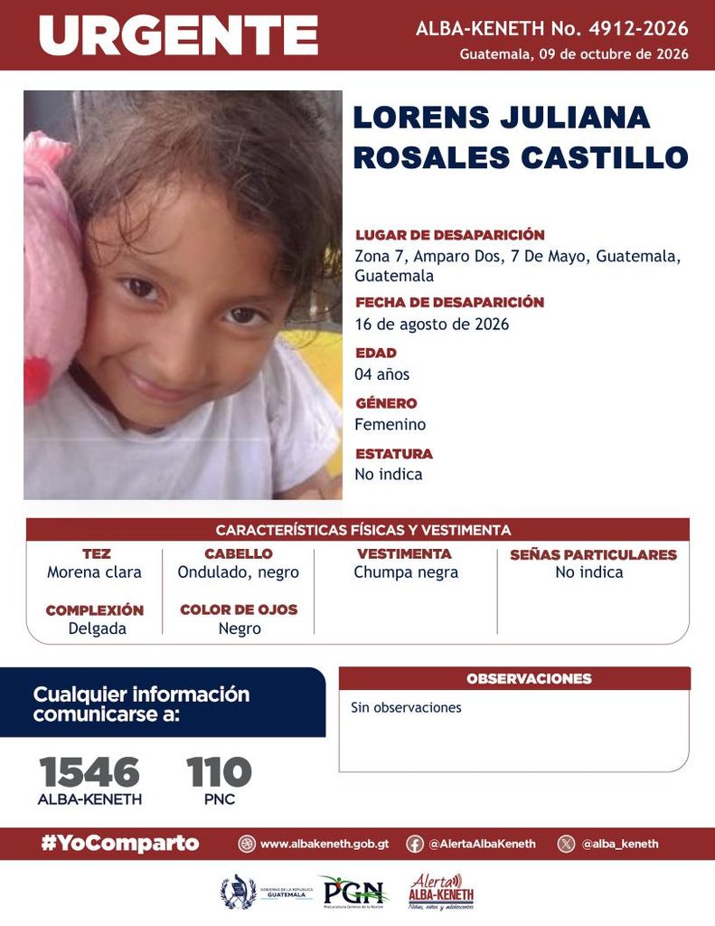 Ficha de Lorens Juliana Rosales Castillo
