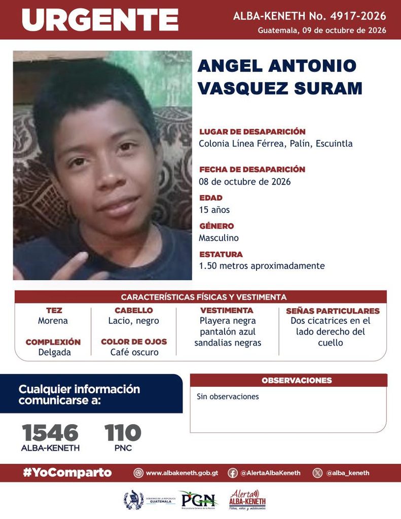 Ficha de Angel Antonio Vasquez Suram