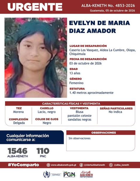 Ficha de Evelyn De Maria Diaz Amador