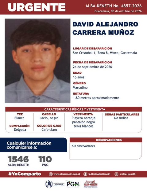 Ficha de David Alejandro Carrera Muñoz