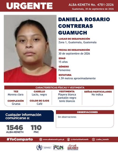 Ficha de Daniela Rosario Contreras Guamuch