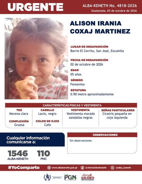 Ficha de Alison Irania Coxoj Martinez