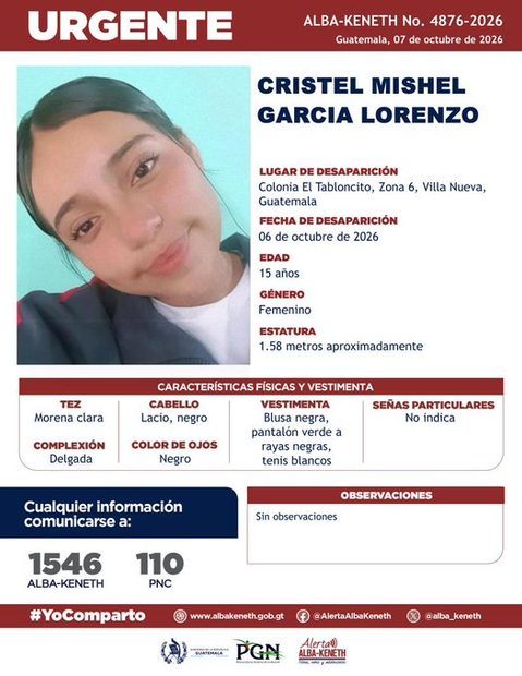 Ficha de Cristel Mishel Garcia Lorenzo
