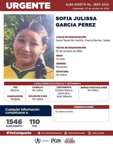 Ficha de Sofia Julissa Garcia Perez