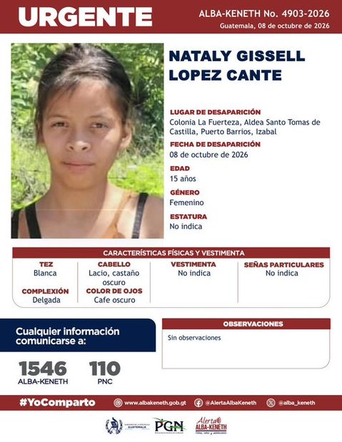 Ficha de Nataly Gissell Lopez Cante