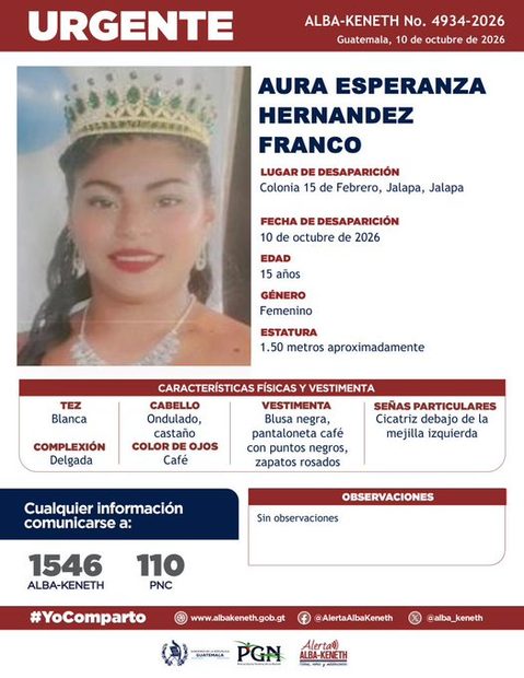 Ficha de Aura Esperanza Hernández Franco