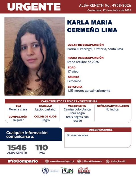 Ficha de Karla Maria Cermeño Lima
